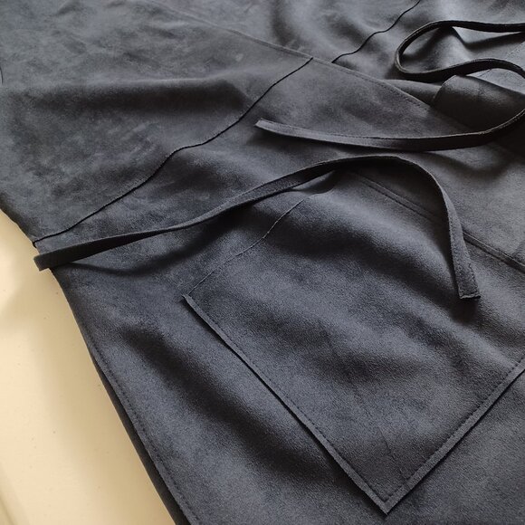 Nygard Faux Suede Self-tie Dress Coat - Picture 5 of 16